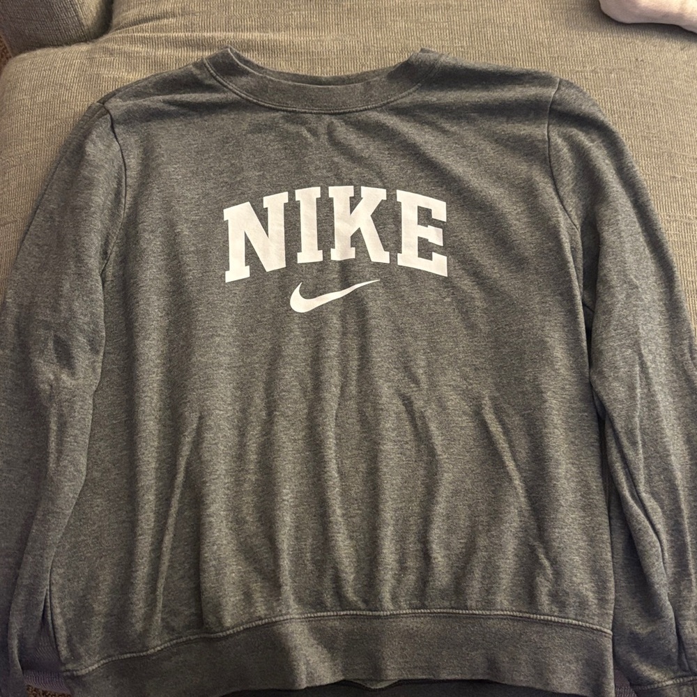 Nike Dark Gray Crewneck Sweatshirt